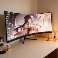 Moniteur de jeu incurvé ultra-large 34 pouces 4K 120Hz IPS VA, moniteurs de jeu OEM ODM, fourniture d'usine