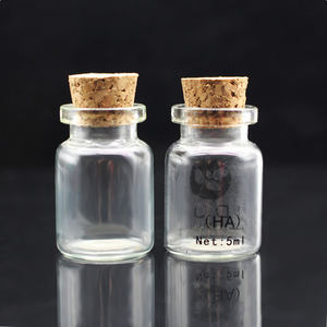 Mini bottiglia da <span class=keywords><strong>10</strong></span> <span class=keywords><strong>ml</strong></span> in vetro trasparente con coperchio in sughero provette personalizzate in vetro <span class=keywords><strong>10</strong></span> <span class=keywords><strong>ml</strong></span> bottiglie da desiderio per la decorazione domestica - Product Image 3