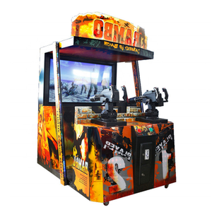Baby Bear 2 joueurs en acier inoxydable <span class=keywords><strong>1</strong></span> an de garantie LCD <span class=keywords><strong>Rambo</strong></span> Tir Simulator Gun Arcade Game Machine - Product Image 2