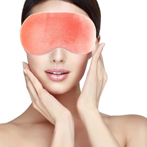 Maschera per gli occhi per donna e uomo, cuscino per gli occhi ponderato riscaldabile e congelabile con perline di silice e cinturino regolabile, morbido e traspirante - Product Image 4