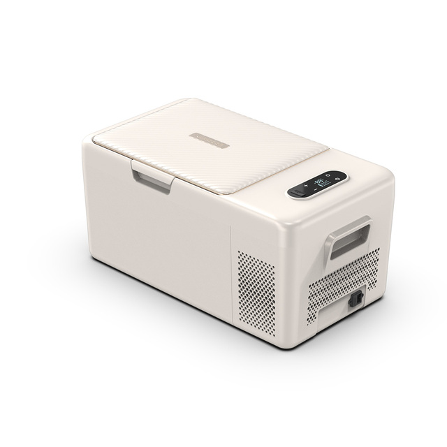 Alpicool S15 Solar Charging Mini Solar Car Cooler Fridge Dc Compressor Small Camping Freezer 12v Dual Use Portable Refrigerator