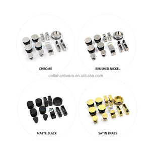 KKZ fábrica fabricación de acero inoxidable pulido puerta corredera <span class=keywords><strong>para</strong></span> cuarto de ducha de vidrio conjunto de baño accesorios de hardware - Product Image 4