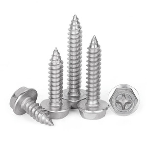 Tornillo autorroscante hexagonal de acero inoxidable Morira M3 M4 M5 M6 métrico para metal, clase C, estándar GWA - Product Image 3