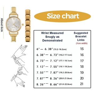 Senza ruggine in acciaio inox fai da te cinturino modulare italiano ciondolo a catena blu <span class=keywords><strong>verde</strong></span> italiano Charm Watch per <span class=keywords><strong>donna</strong></span> uomo gioielli - Product Image 3