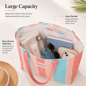 Sac fourre-tout promotionnel pour femme, personnalisé avec logo imprimé, réutilisable, scellé par ultrasons, prix de gros abordable - Product Image 4