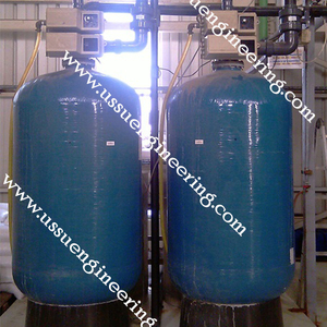 Système adoucisseur d'eau industriel USSU avec réservoir sous pression, capacité de filtration 10m³/heure, garantie 2 ans, fabrication turque - Product Image 3
