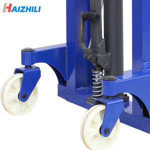 Haizhili, precio barato, apilador hidráulico Manual, elevador de horquilla manual, de 2 toneladas de carga automática apilador, equipo de almacén - Product Image 5