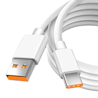 Câble USB Type-C à charge rapide 6A avec gaine TPE, 90 cm, pour Android, voiture, écouteurs