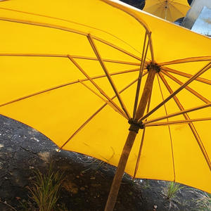 Paraguas de lona Retro de 2,5 metros para exteriores, posadas de estilo antiguo, casas de té, decoración de patio, paraguas de sombra hecho a mano - Product Image 6