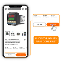 Contrôleur de Température Intelligent PID Numérique REX-C100 OEM à Entrées Multiples et Sortie SSR/Relais pour Four/Industrie en ABS