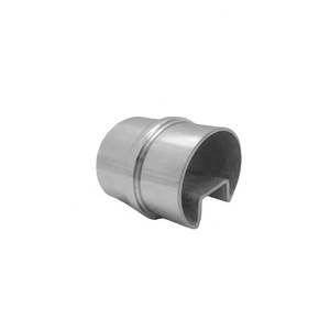 Connecteur de tube de <span class=keywords><strong>fente</strong></span> de 2 manières de tube de canal en verre d'acier inoxydable de conception moderne pour des applications de villa - Product Image 2