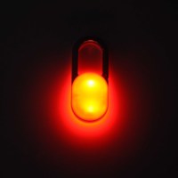 Lampe LED rechargeable USB RGB à clipser pour chien, pendentif lumineux étanche pour collier de chien, lumière LED pour la sécurité des promenades en extérieur