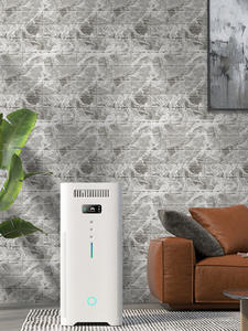 Autocollants muraux modernes en mousse de marbre 3D Motif de briques géométriques imperméables pour chambre à coucher - Product Image 6