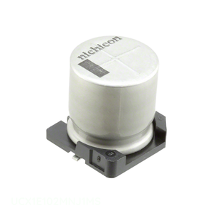 ตัวเก็บประจุแบบติดผิวหน้า (Surface Mount) ยี่ห้อ Manufacturer Channel รุ่น 1000 uF UCX1E102MNJ1MS  ชนิดอลูมิเนียม ความจุ 1000UF 20% 25V แบบ SMD - Product Image 1