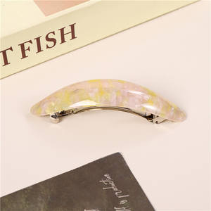 Французская Ретро рапсовая цветная Весенняя боковая челка, ацетатные недорогие заколки для волос - Product Image 2