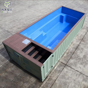 Piscine Conteneur Extérieure Hors Sol - Fenêtre Acrylique 20ft/40ft - Spa Bien-être Matinal - Écologique - Product Image 6