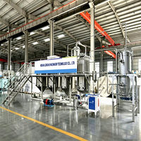 Machine de raffinage et de traitement d'huile de soja, de tournesol, de noix de coco et de palme de 5, 10, 20, 30 et 50 tonnes