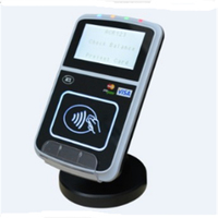 Lecteur de cartes RFID sans contact ACR123S avec écran LCD, protocole ISO 14443A 13,56 MHz, portée de lecture 5-10 cm, ABS, compatible cartes SIM standard