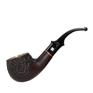 Muxiang Tobacco Pipe Wooden Bent Type 9mm Filter Three In One Use For Smoking - Product Image 5