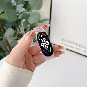 BEEFLYPOWER Venta al por Mayor de Fábrica, Correa Transparente con Cambio de Color Degradado para Xiaomi <span class=keywords><strong>Band</strong></span> <span class=keywords><strong>7</strong></span> - Product Image 2