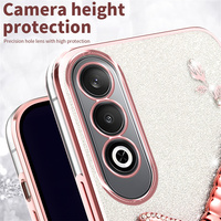 Dragonfly Bracket Africa Transsion Phone Pouch pour Infinix Note 40 Pro/Hot 50/30i/Spark 30C/P65 Chrome Gradient Luxury TPU Case