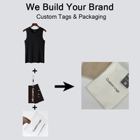 Camiseta sin Mangas Kuenzi Personalizada con Logotipo, para Imprimir, Corte Regular 4X, 100% Algodón, 220GSM, Invisible, para Mujer