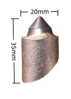 Dents / Pointes / Lames de coupe en carbure de tungstène BR1 BR2 BR3 BR4 avec corps en 40Cr pour le forage à la tarière et le décompactage routier