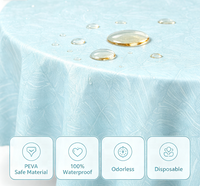 Nouvelle Nappe Ronde en Plastique PE/PEVA/EVA de Haute Qualité 2026, Poids Personnalisable, Durable, pour la Distribution