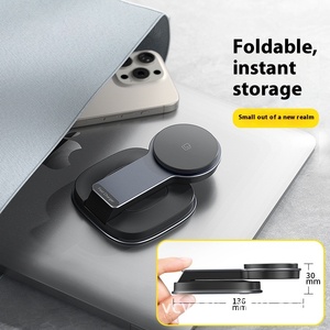 Support sans fil à charge rapide trois-en-un 15W pour Apple multi-fonction QC3.0 chargeur magnétique pliable lumières colorées pour - Product Image 3
