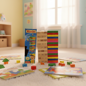 <span class=keywords><strong>Juego</strong></span> <span class=keywords><strong>de</strong></span> <span class=keywords><strong>Jenga</strong></span> <span class=keywords><strong>de</strong></span> Tamaño Extra Grande: Juguete <span class=keywords><strong>de</strong></span> Torre <span class=keywords><strong>de</strong></span> Bloques Apilables y Equilibrables para Reuniones Familiares y Fiestas <span class=keywords><strong>de</strong></span> Adultos - Product Image 1