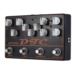 Hiệu Ứng Guitar Điện 4 Trong 1 MOSKY DTC Biến Dạng Bàn Đạp + Tăng Tốc + Vòng Lặp + Độ Trễ - Product Image 4