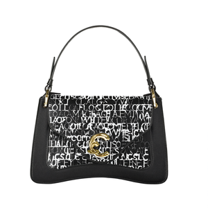 Sac cabas décontracté pour femme COCCINELLE - Noir avec fermeture à rabat et logo imprimé - Product Image 2