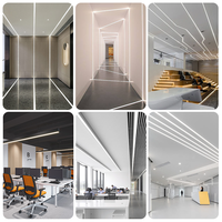 Profilés en aluminium pour bande LED, prix d'usine, profilés en aluminium pour montage en surface