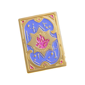 Pin Kerah Enamel Lunak Bentuk Tidak Beraturan, Lencana Logam Paduan Seng Kustom Fashion, Gantungan Kunci Enamel Warna-warni untuk Hadiah - Product Image 6