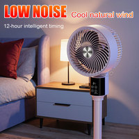 Ventilateur sur pied intelligent à commande vocale, oscillant, avec télécommande, pour un confort optimal
