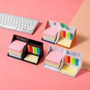 Disesuaikan Kualitas Tinggi Catatan Pad Memo Pads Kawaii Cube Kraft Kertas Jurnal Sticky Note Set