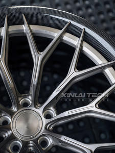 Jantes forgées à lèvres en fibre de carbone haute performance XL Jantes en alliage à vaisselle profonde personnalisées 18 19 20 21 22 pouces pour <span class=keywords><strong>Ford</strong></span> <span class=keywords><strong>Mustang</strong></span> GT Lexus - Product Image 2