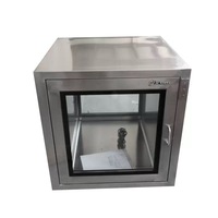 Nouvelle boîte de transfert industrielle pour salle blanche hospitalière, fenêtre de transfert pour laboratoire biologique en acier inoxydable 304 avec filtre HEPA