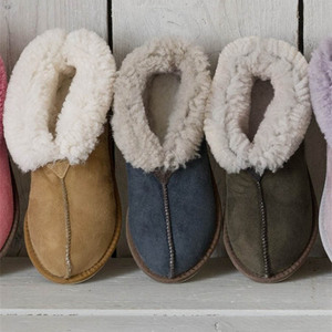 USA <strong>Wool</strong> Fur <strong>Boots</strong> for Women Fashion Customization Wholesale Sheepskin <strong>Wool</strong> Slides for Women <strong>slippers</strong> - Product Image 4