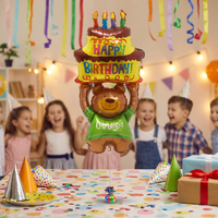 Ballons en aluminium BLN nouveau design - Formes de bougies de gâteau pour fête d'anniversaire - Fournisseur de ballons à l'hélium les plus vendus en gros