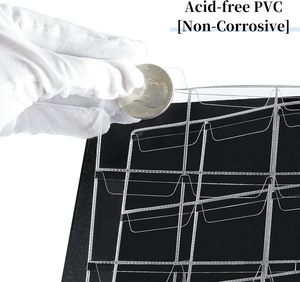 La collezione di monete fornisce il libro per i collezionisti 120 tasche sacchetti di plastica per la vecchia collezione di valute - Product Image 3