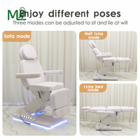 Table de massage électrique multifonctionnelle avec revêtement en cuir synthétique, design confortable pour une utilisation en spa et salon
