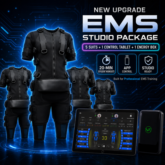 Best Ems Training Suit Wireless EMS Suit 8 Electrode EMS System Smart Home Gym Fitness Equipment