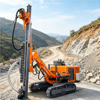 Foreuse de surface DTH 90-130 mm / 25 m 58 kW Garantie 1 an pour l'exploitation minière en ciel ouvert