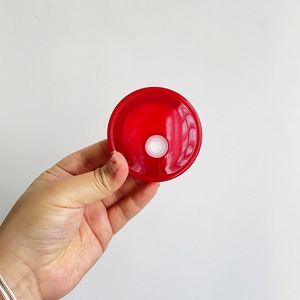 USA Warehouse Wholesale Eco-friendly BPA Free Reusable Safe Colorful Replacement Plastic pp Acrylic Lid for 16oz <b>Glass</b> <b>Can</b> - Product Image 4