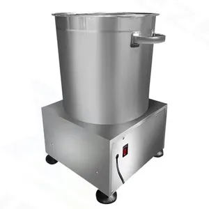 Stainless Steel Centrifugal Food Water Removal Machine|Washed Lettuce/Potato Chips Dehydrator/Water Remover