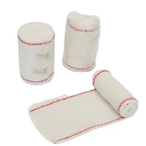 Bandage en crêpe de bonne qualité bandage en crêpe de coton 7.5cm taille 4 bandage en papier crêpe élastique naturel à vendre