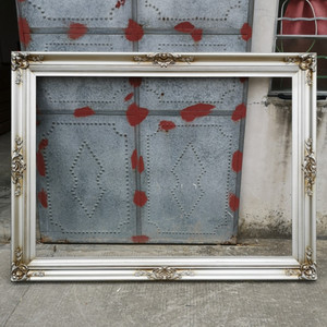 맞춤형 화려한 골동품 대형 금박 골동품 예술 캔버스 나무 그림 액자 - Product Image 3