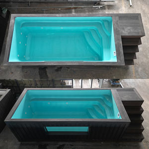 Piscina Familiar de Fibra de Vidrio Sobre el Suelo, Color Personalizable, Resistente a los Rayos UV, No Corrosiva, Piscina Pequeña para Niños al Aire Libre - Product Image 4