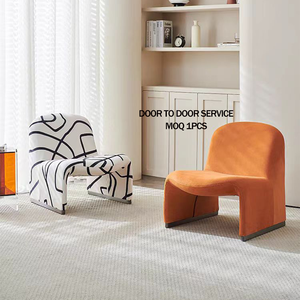 Sillón de Diseño Clásico Castelli de DONSUN, Silla de Salón Alky con Forma Especial para Vestíbulo de Hotel, Sillón de Oficina de Diseño Nórdico Tapizado en Tela - Product Image 1
